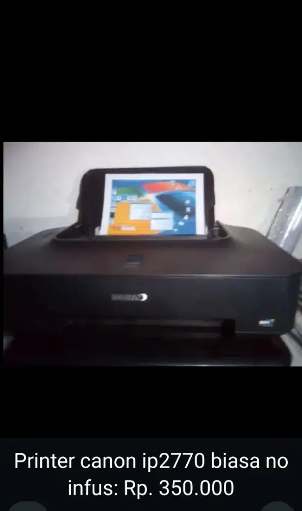Printer canon ip2770 normal tinggal pakai pass sekolah usaha mahasiawa