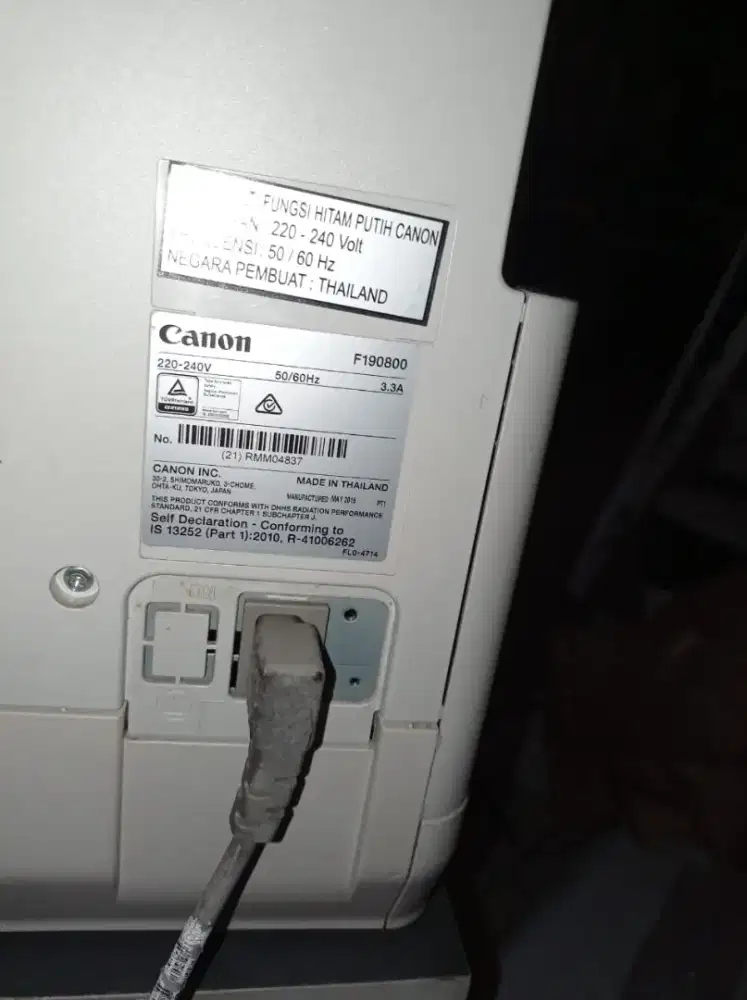 Di jual mesin fotocopy merek Canon ( 2 buah )