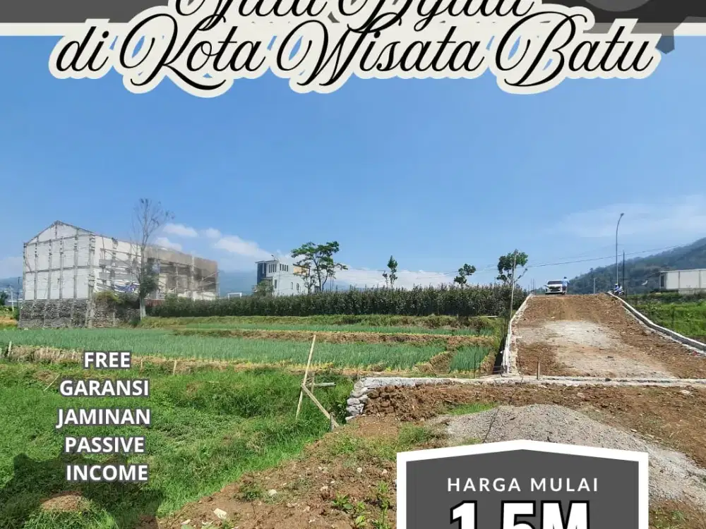 Villa View Gunung di Jalan Terusan Metro Batu, Lingkungan Tenang & Nyaman