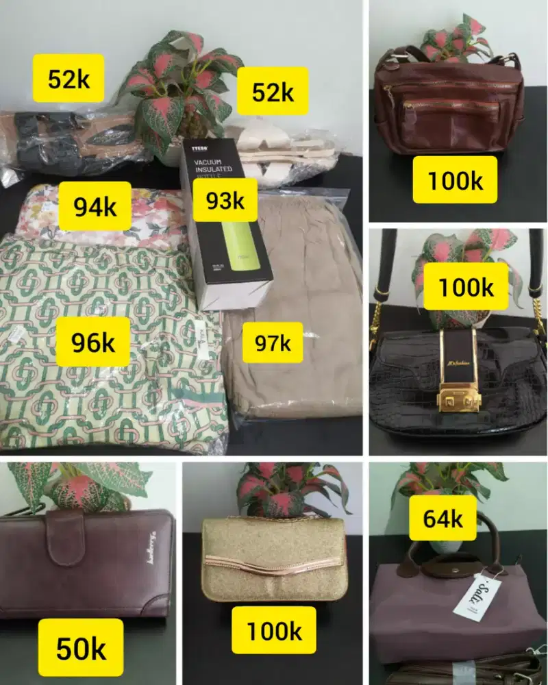 Serba-serbi produk Preloved dan baru kosongkan lemari