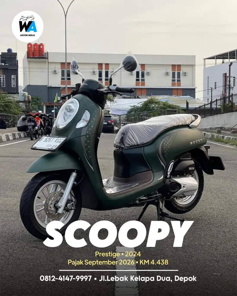 For Sale Honda New Scoopy Prestige Tahun 2024 Cash/Kredit