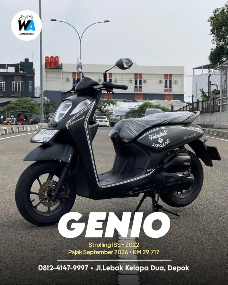 Honda Beat Genio Strolling Tahun 2022 Cash/Kredit