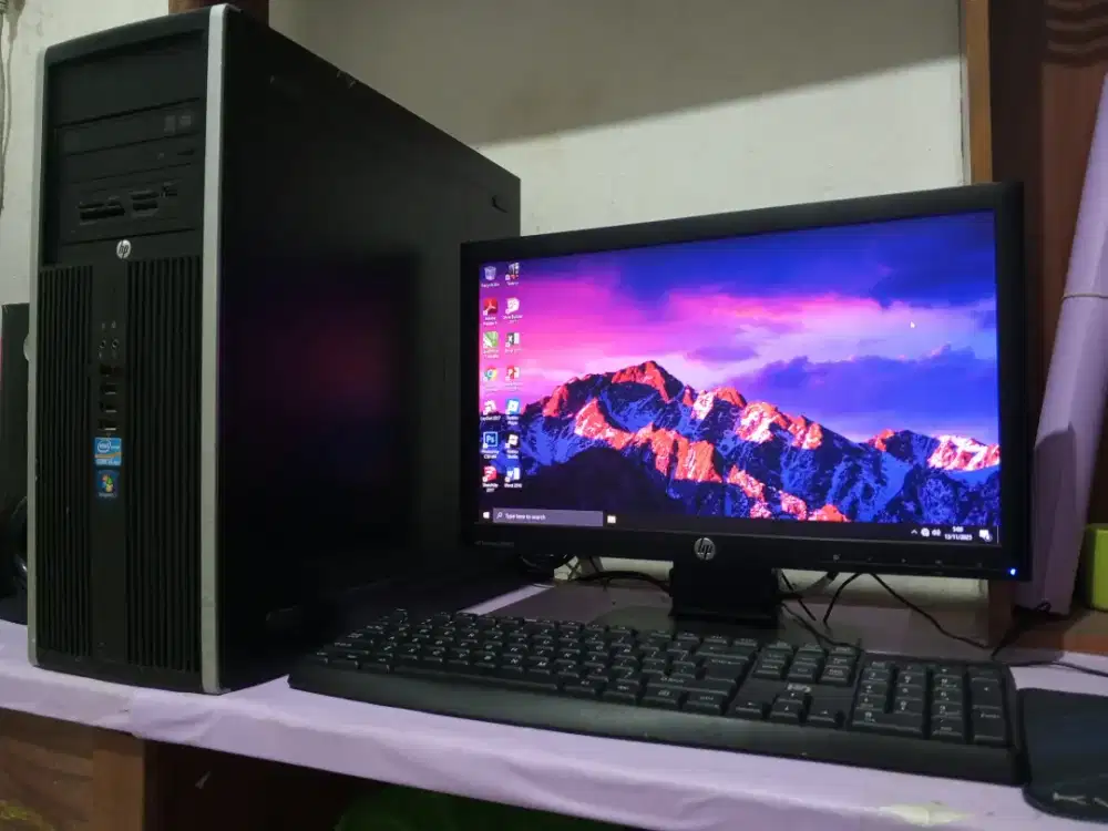 Pc editing HP dan gaming roblox / intel i5..ram 8gb..monitor 19inch