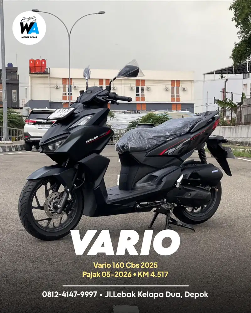 Cash/Kredit Honda Vario 160 Cbs Tahun 2025 ISTIMEWA