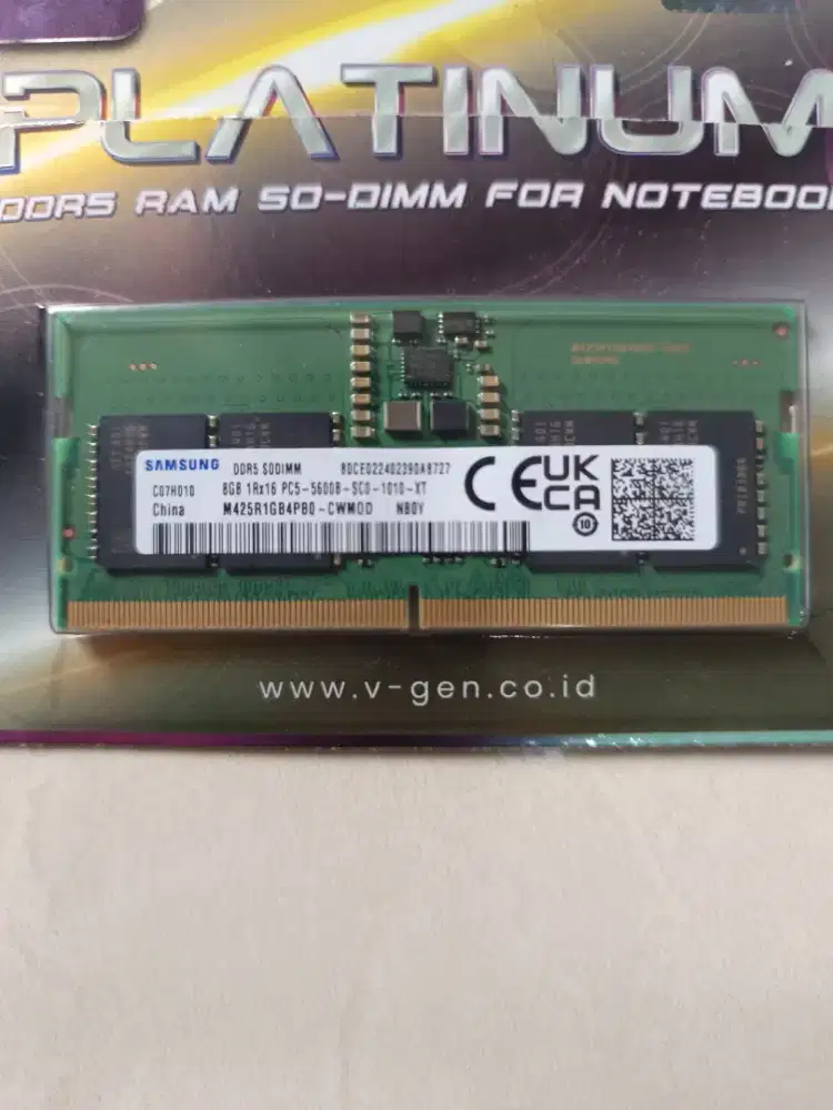 SODIMM DDR5 5600 Mhz RAM Laptop Samsung