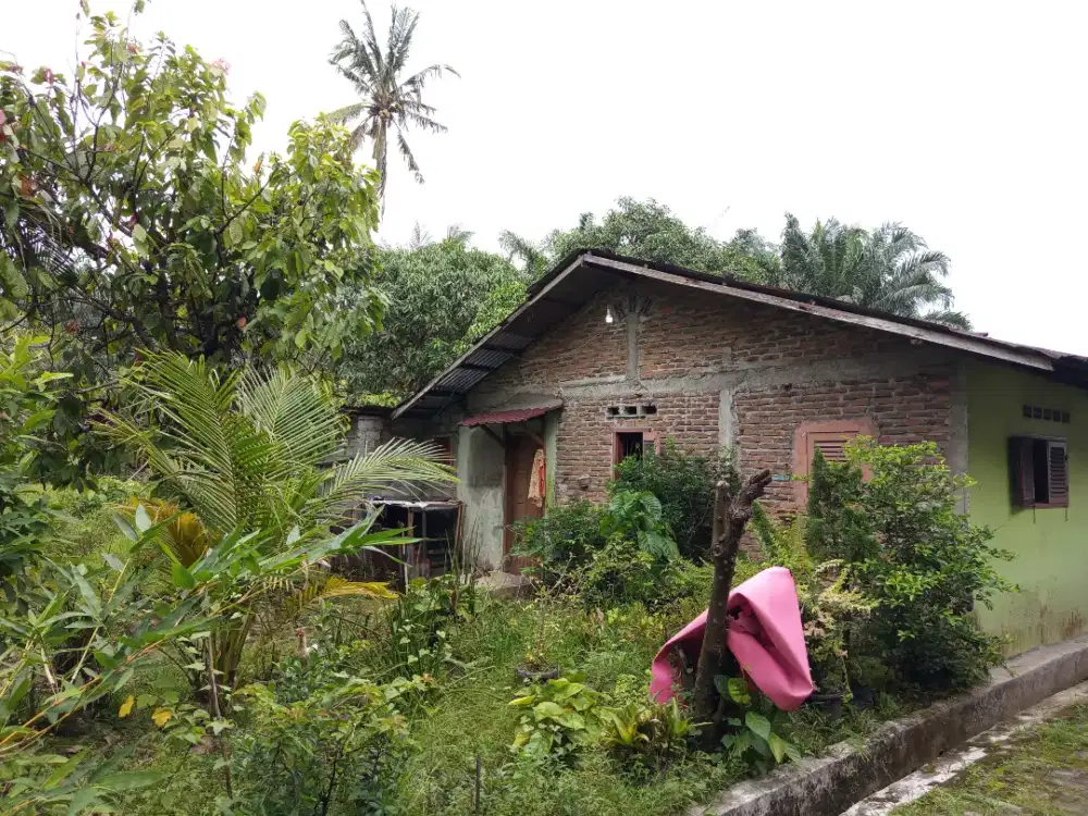 Jual tanah beserta bangunan