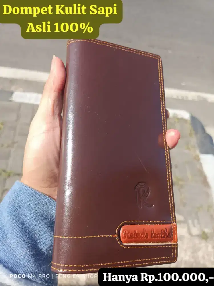 DOMPET KULIT ASLI MODEL PANJANG