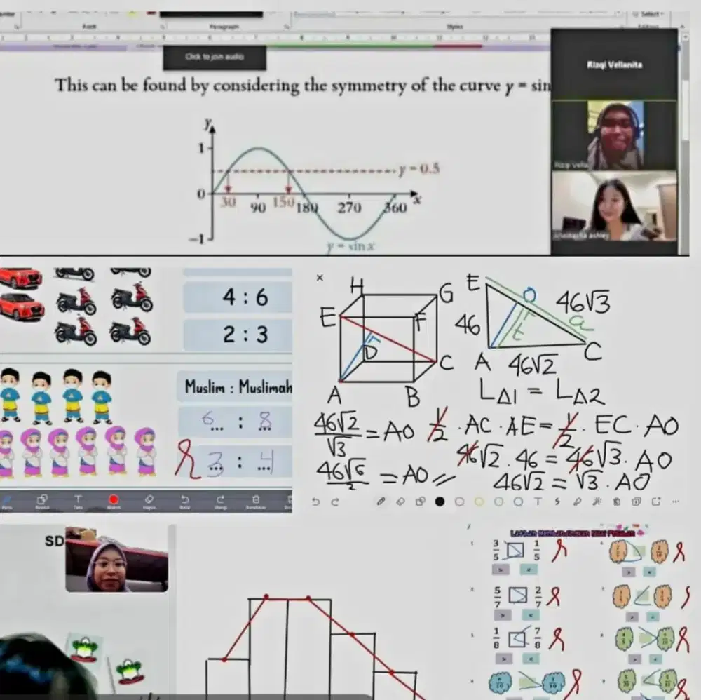 Les Privat Matematika Online SD SMP SMA