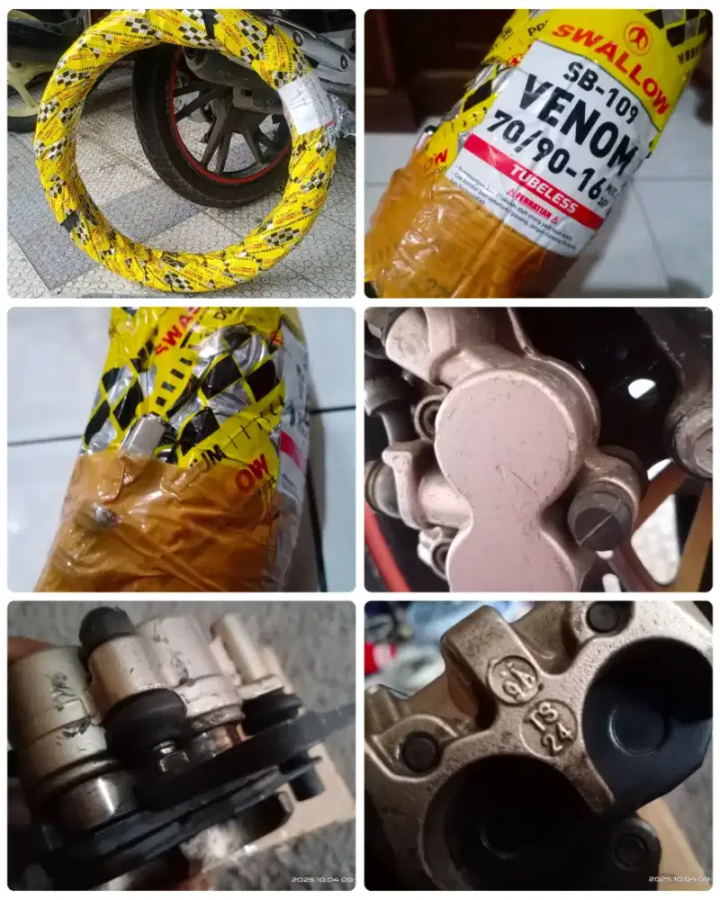 Ban + Kaliper Suzuki Skywave 125