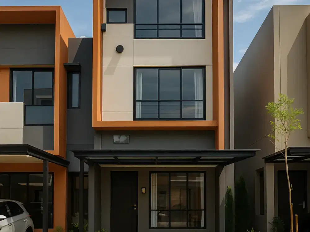 Affordable three-storey home featuring 4 bedrooms and 3 bathrooms in Gading Serpong