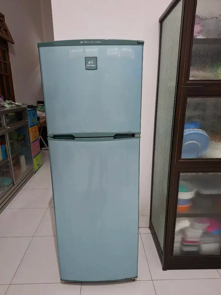 Kulkas polytron 2 pintu rosok
