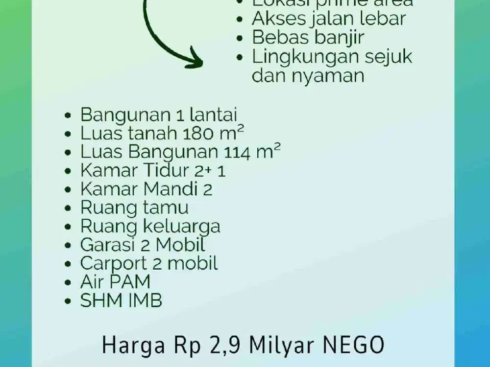 RUMAH BAGUS JUAL CEPAT KENCANA LOKA BSD CITY