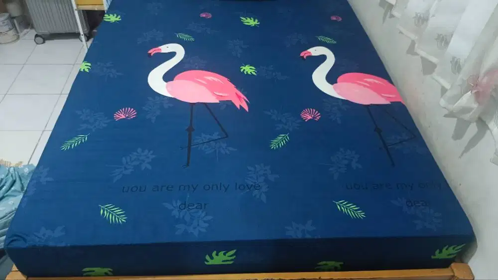 kasur busa rebonded R50 merek Quantum ukuran 120x200x20cm