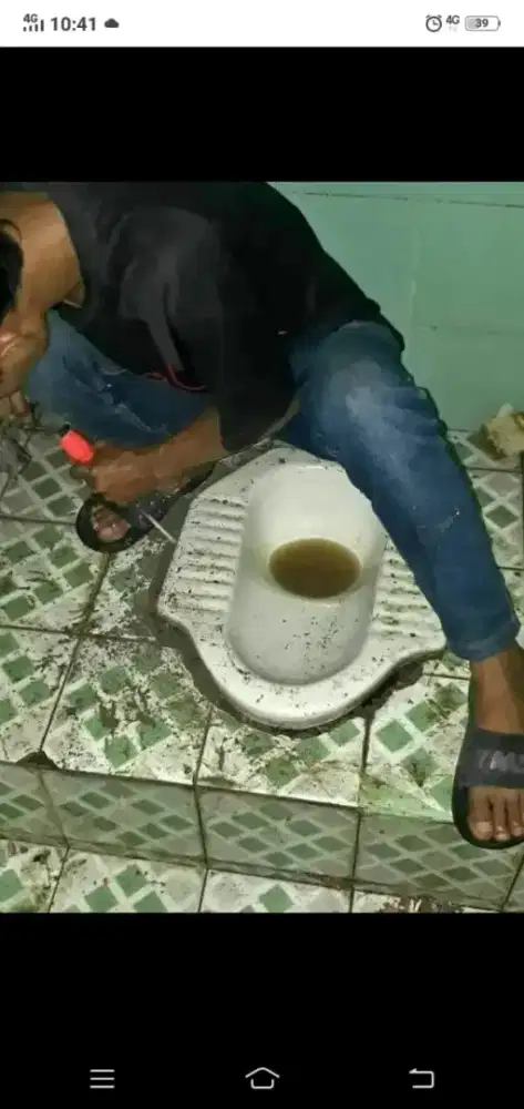 Wc TUMPAT saluran air sumbat WESTAFEL mampet sapsiteng penuh