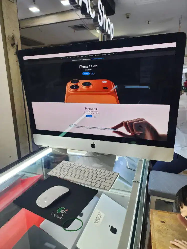 IMAC 2019 27-inch 5k retina i5 ram 8gb/1tb second bekas original