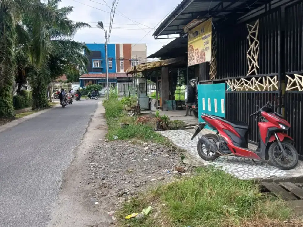 RUMAH SUPER STRATEGIS DI JL ABADI RINGROAD MEDAN SUNGGAL PINGGIR JALAN