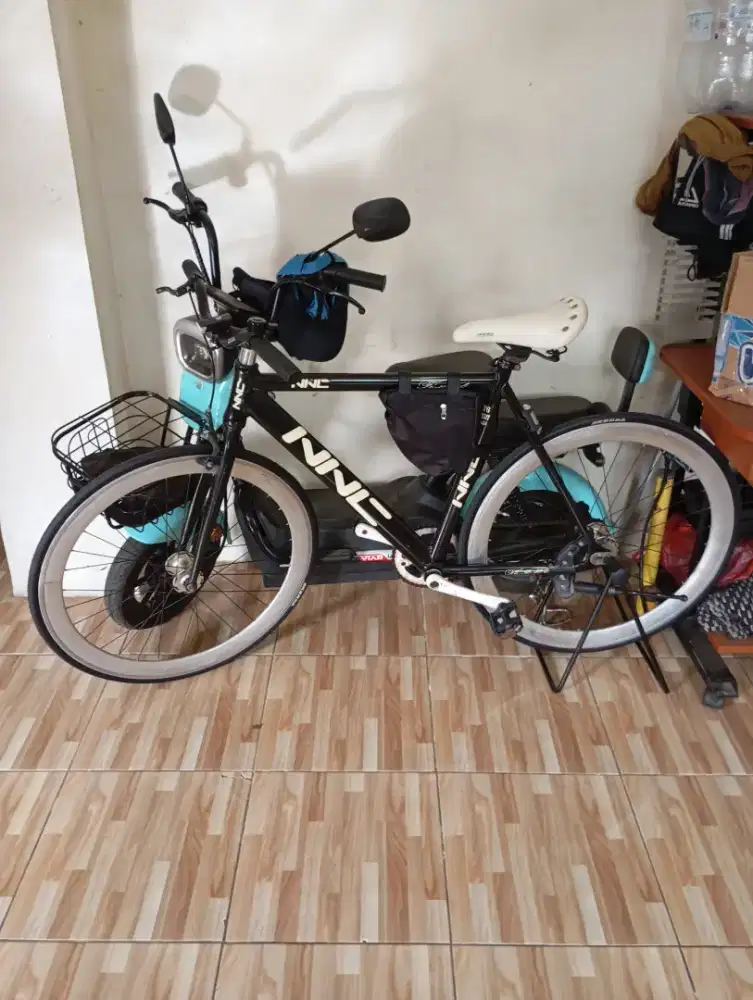 fixie NNC u.s.a fullbike full almunium alloy enteng ngacir rare item