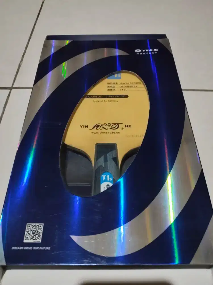 Kayu bet pingpong / Tenis meja Yinhe T1s CP