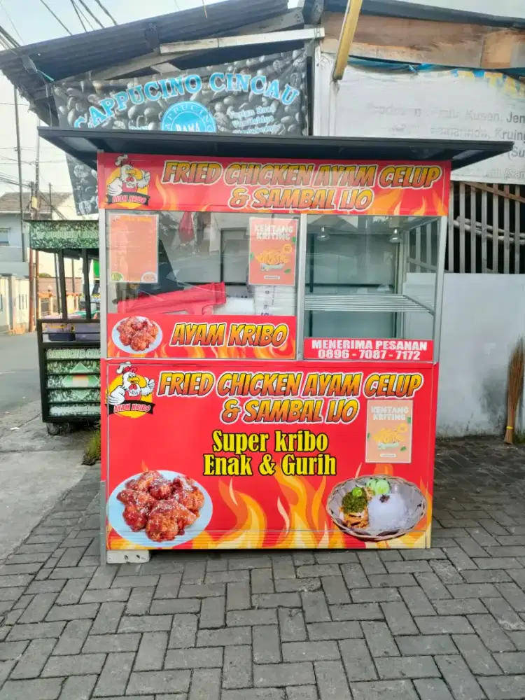Jual gerobak fried chicken