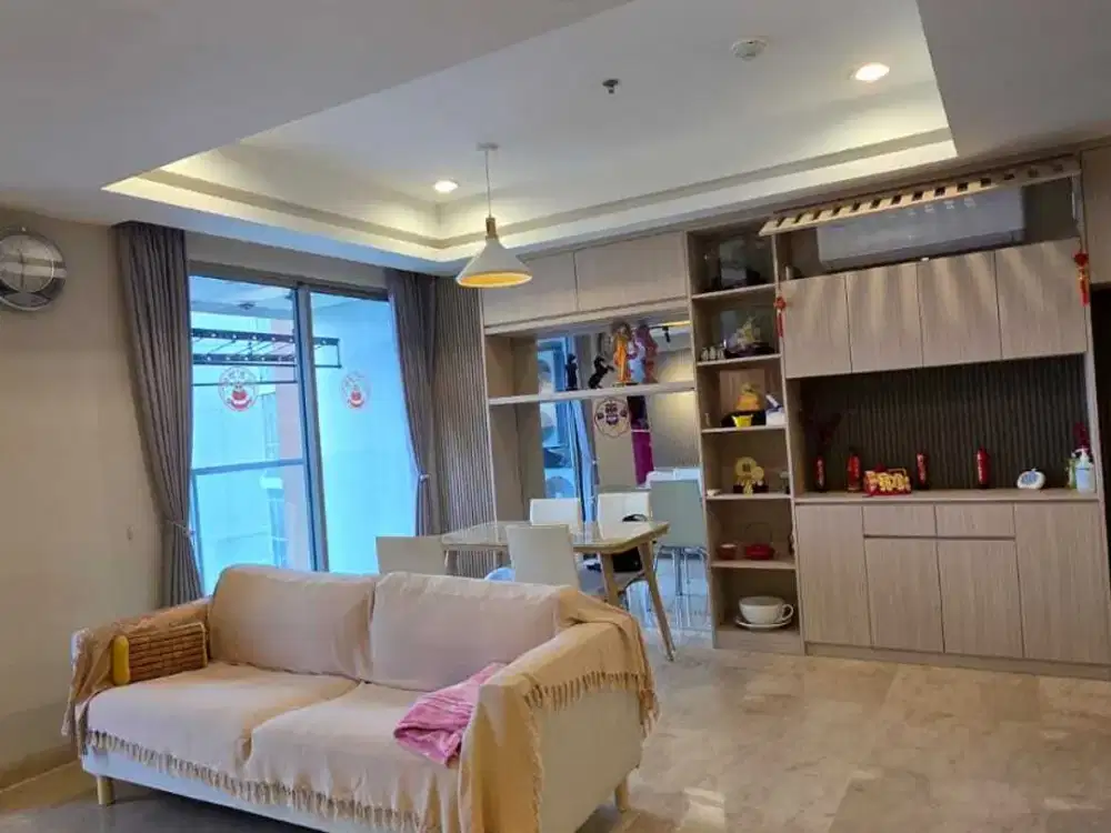 Dijual Apartemen Gold Coast PIK, 3BR+1, 113m2, Furnish
