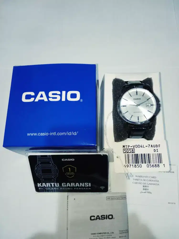 Casio Jam Tangan Pria MTPV004L New 100% Original Japan