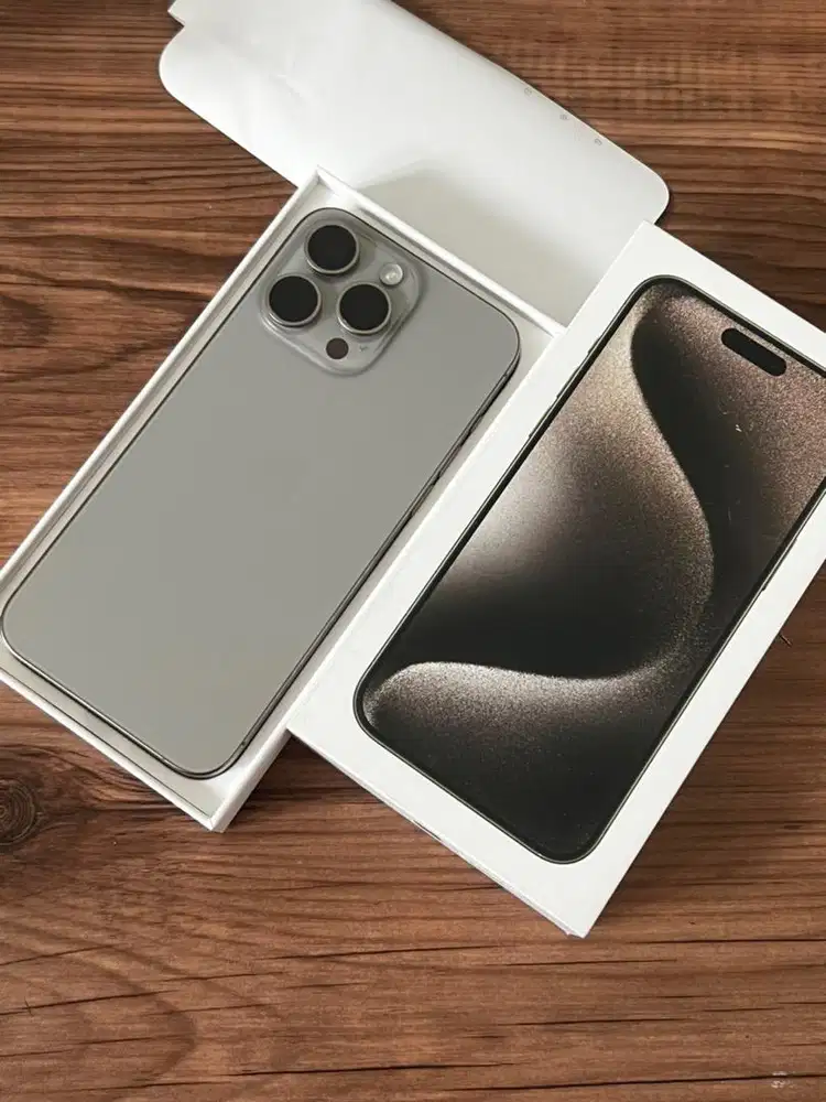 iPhone 15 Pro Max 256GB fullset resmi iBox