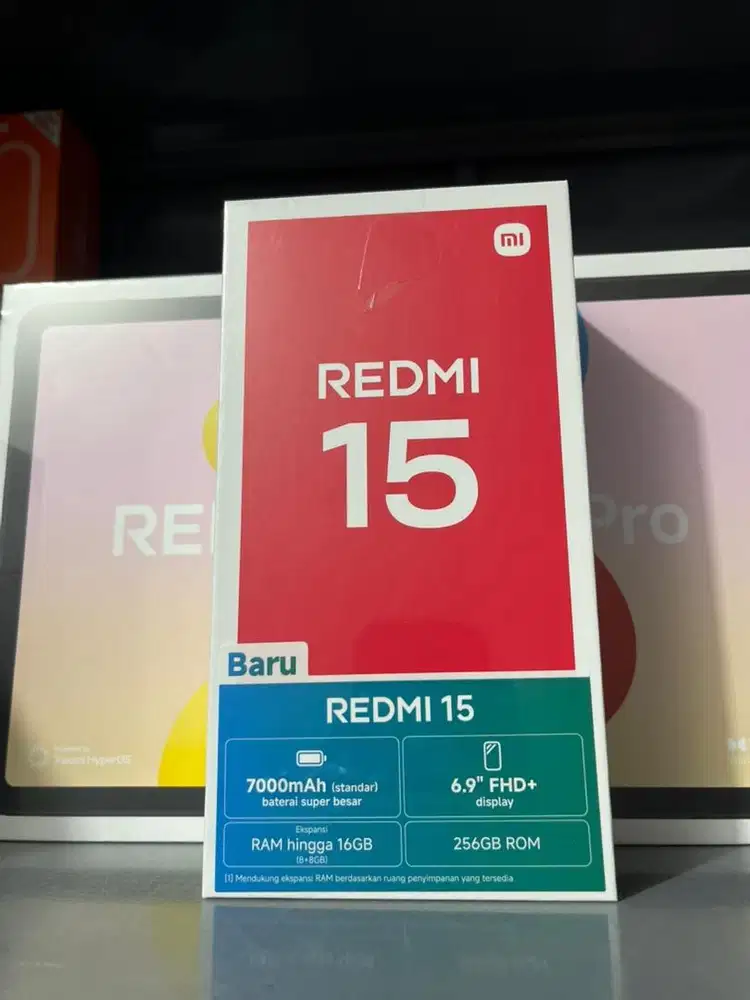 PROMO NEW REDMI 15 GARANSI XIAOMI INDONESIA!! BISA KREDIT TANPA DP!!
