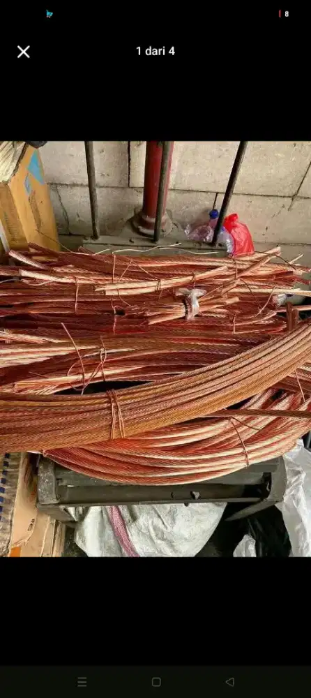 Di cari tembaga dan kabel sisa proyek sebayak nya