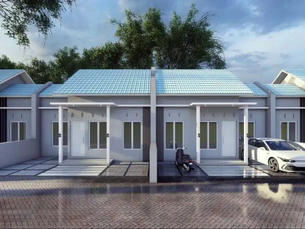 rumah cluster hunian aman dan nyaman tipe 46/80 hrg all in