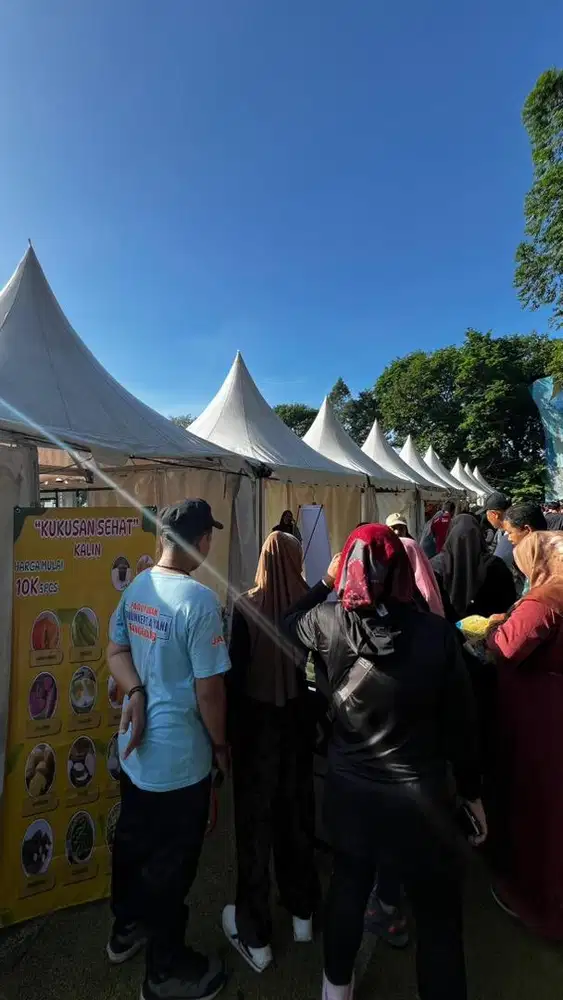 Jaga stand makanan sehat