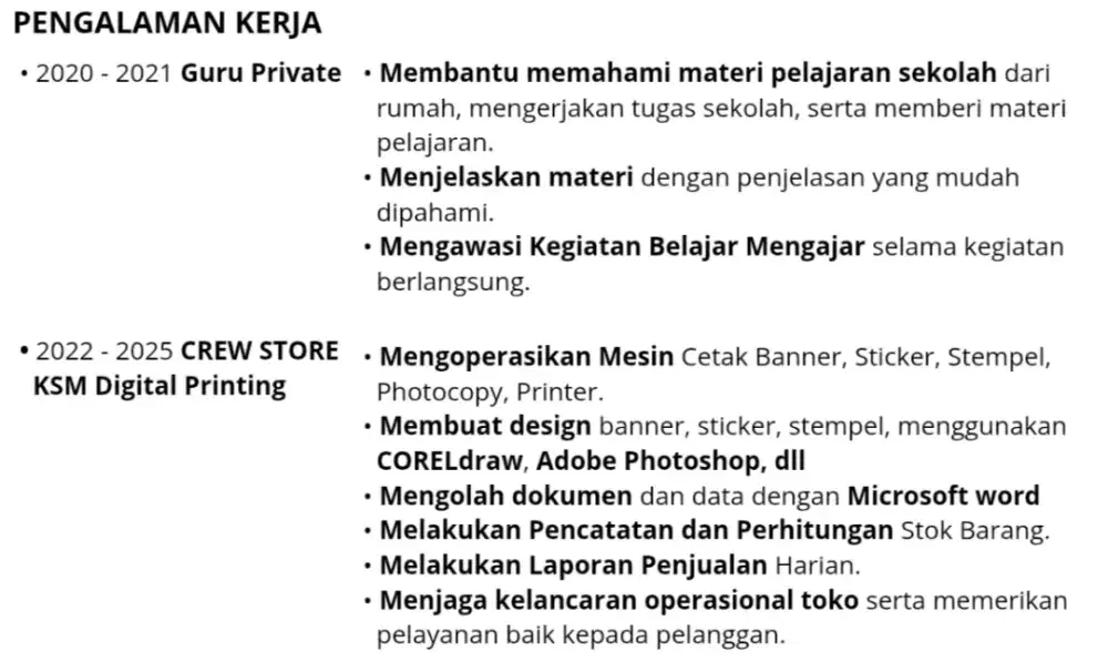 Cari Pekerjaan Digital Printing, Crew Store, Banner Sticker Stempel