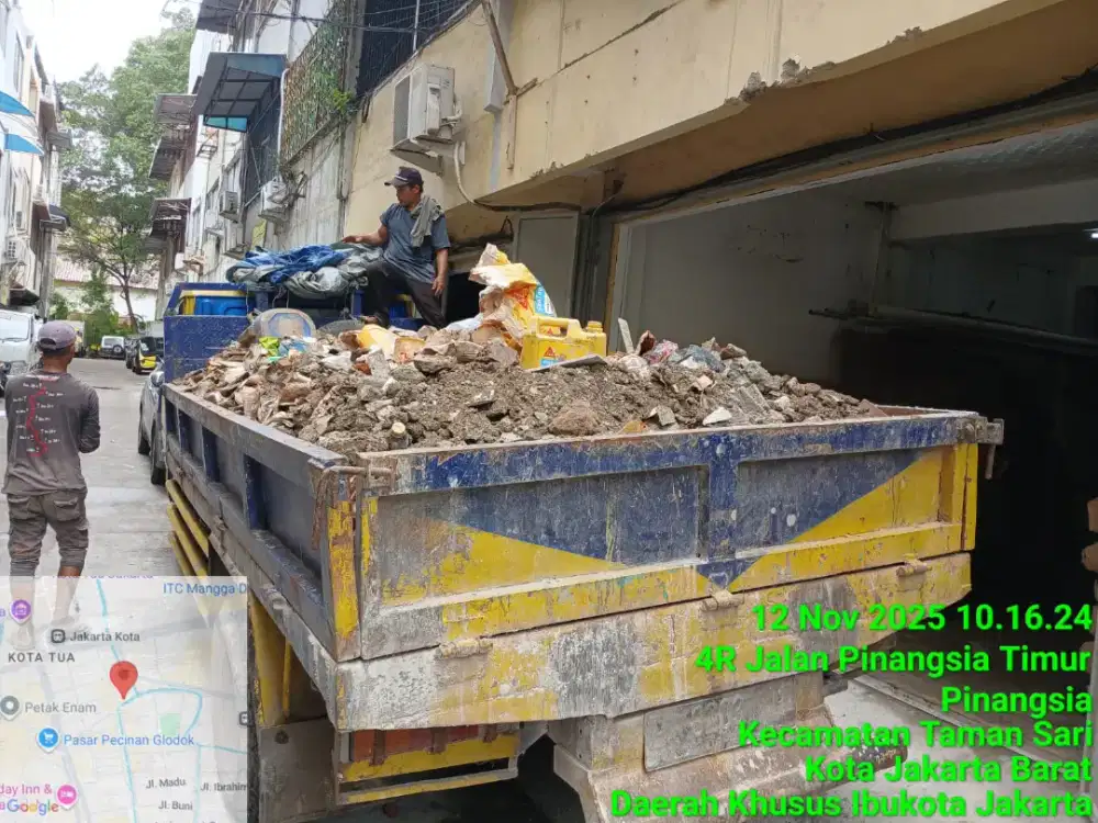 Jasa angkut puing dan buang sampah