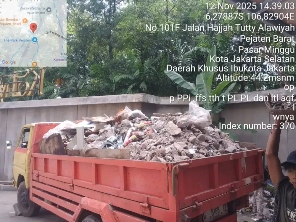 Jasa angkut puing dan sampah
