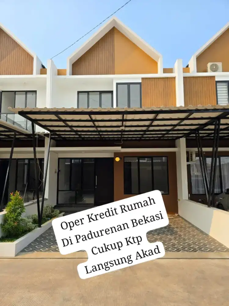 Oper Kredit Rumah Di Bekasi Timur Dinding Bata Merah