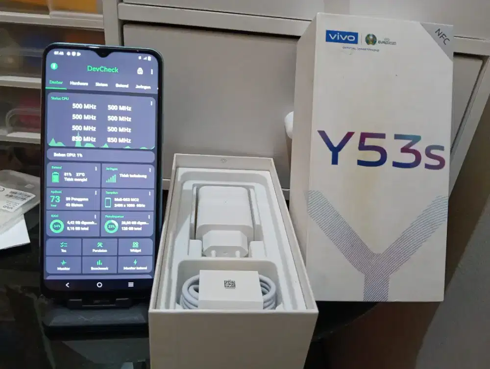 Vivo Y53s NFC Ram 8 Ori