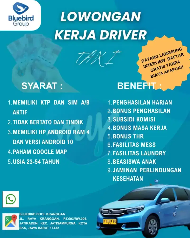 LOWONGAN DRIVER