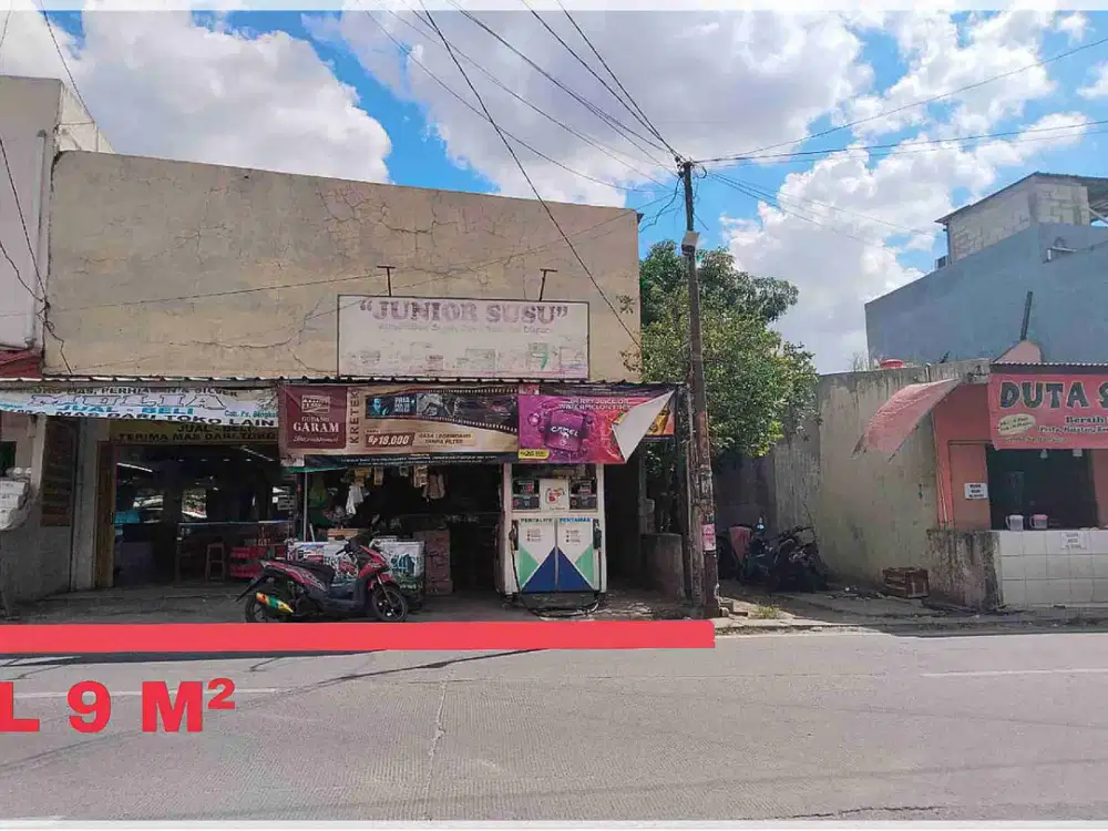 Dijual Lahan Pinggir Jalan Utama Ada Kios Nya Di Sultan Ageng Tirtayasa Kunciran
