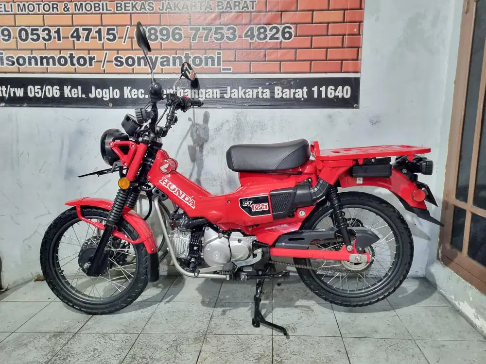 HONDA CT125 CT 125 ABS FI TAHUN 2022 ISTIMEWA MERAH GLOSSY