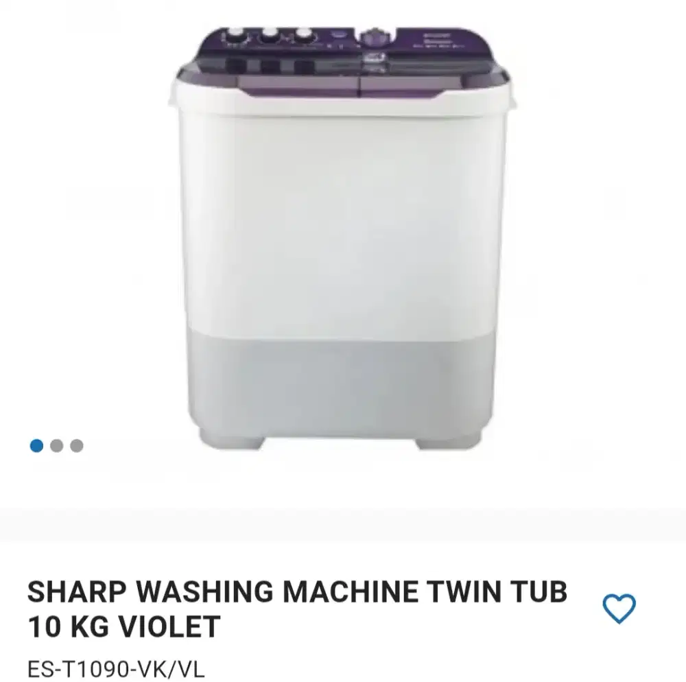 Promo mesin cuci 2 tabung at electronic city