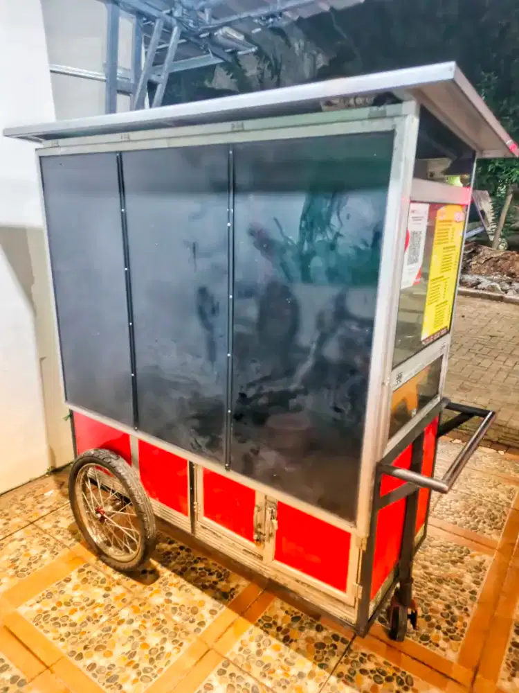 Dijual Gerobak Full Besi Aluminium