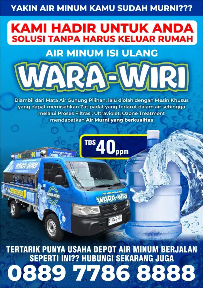 LOWONGAN KERJA DRIVER PICK UP ANTAR GALON