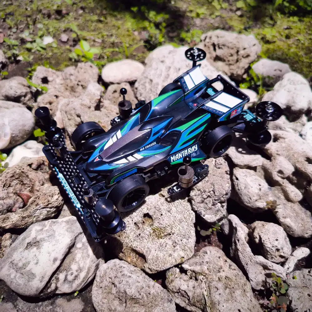 Tamiya Side Damper Class BMax - MA Black Mantaray