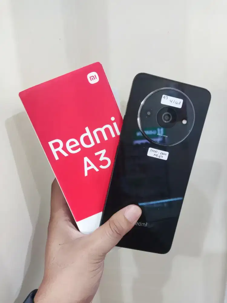 Redmi a3 ram 4/128 second