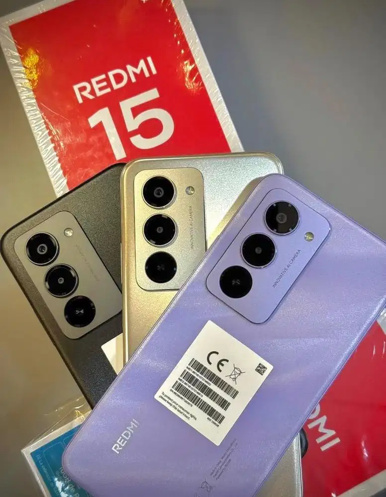 REDMI 15 8/128GB BATERAI 7000mAh BISA BUAT POWERBANK