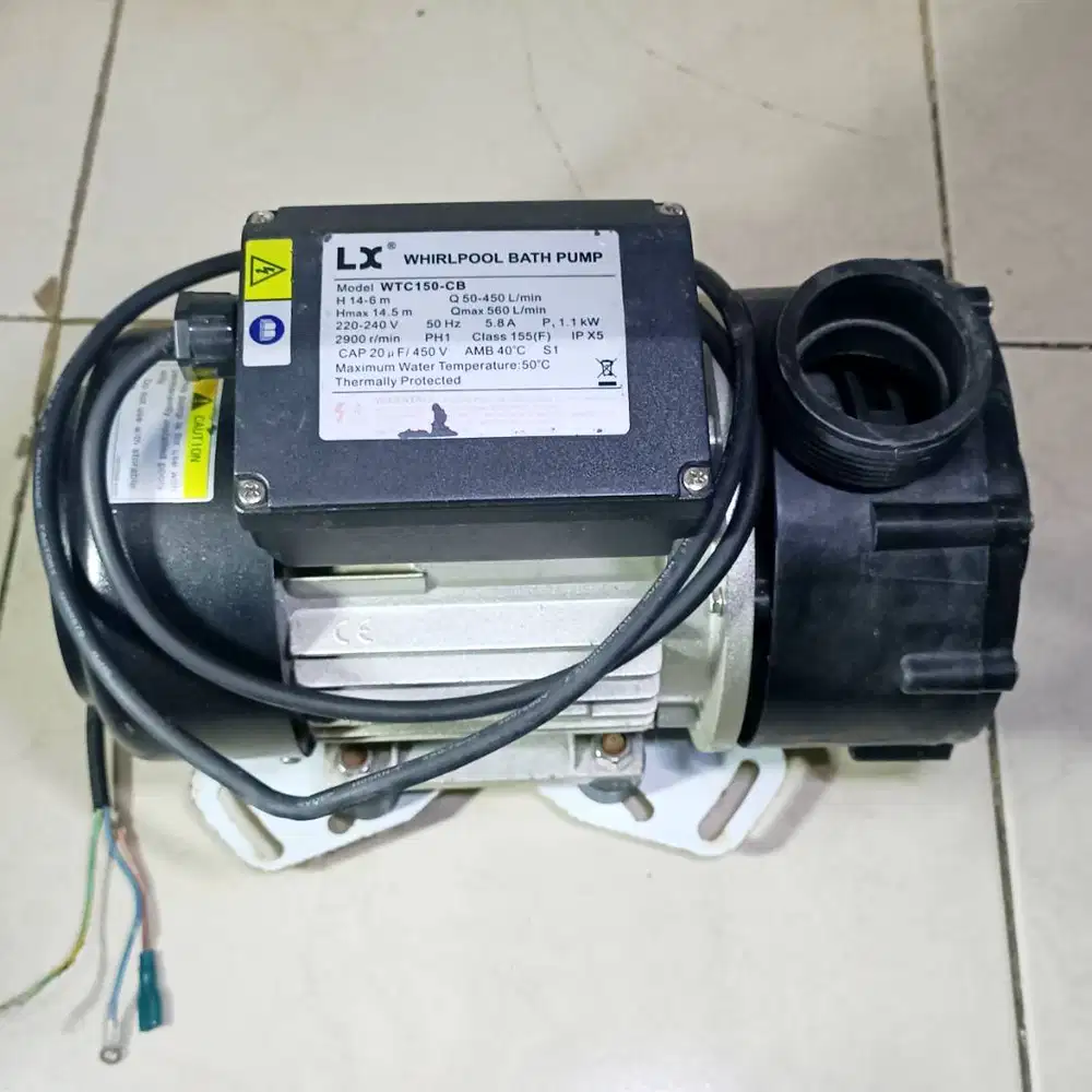 Pompa Bathtub, jacuzi, spa, kondisi bukan baru, belum pernah dipakai