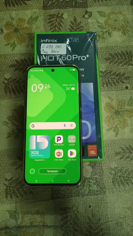 Jual or nyari kembalian bnyk INFINIX HOT 60 PRO (8/256) komplit