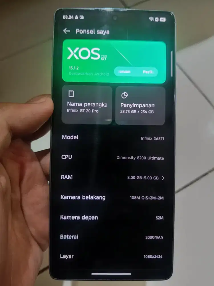 Infinix gt 20 pro 8/256