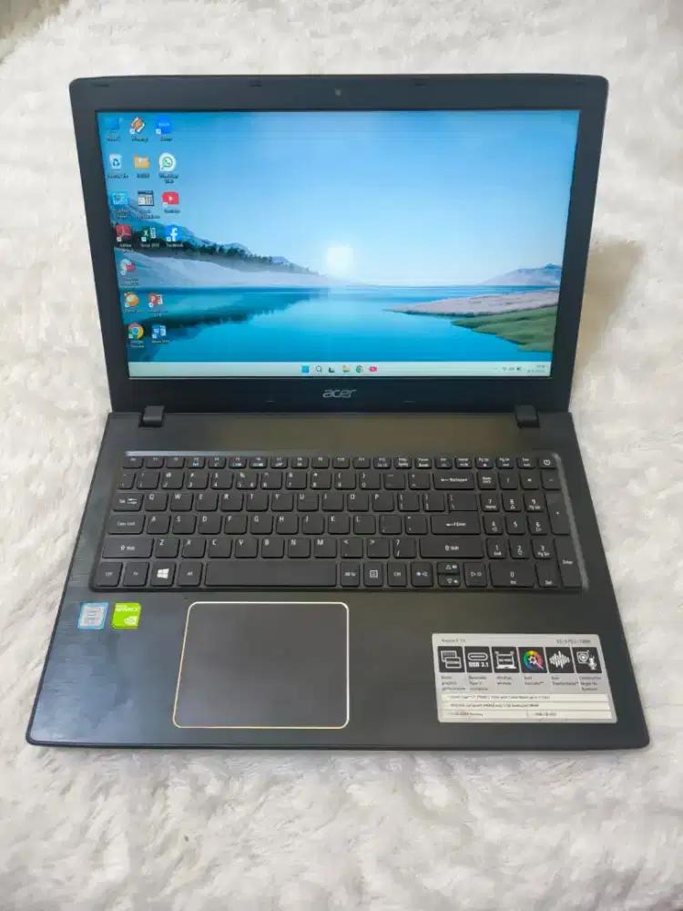 Dijual laptop gaming,render acer E5-575G slim,super kencang.