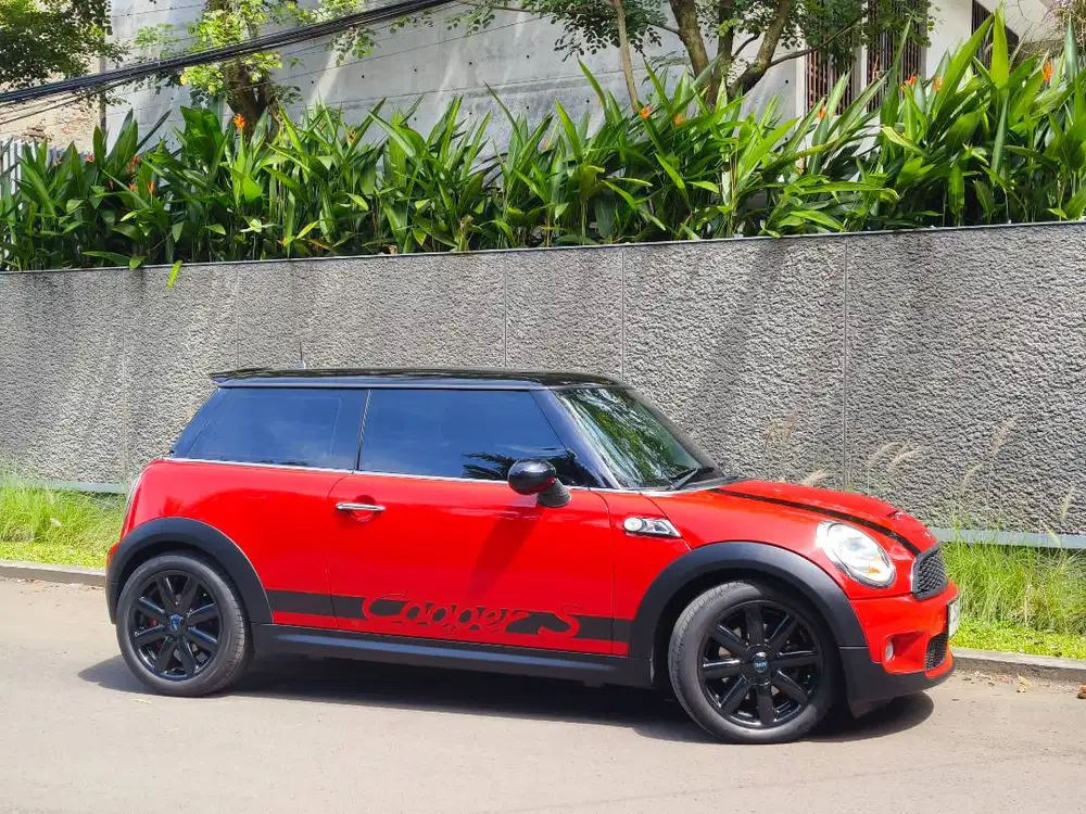 mini cooper 1.6 S at matic 2010 merah mulus bandung