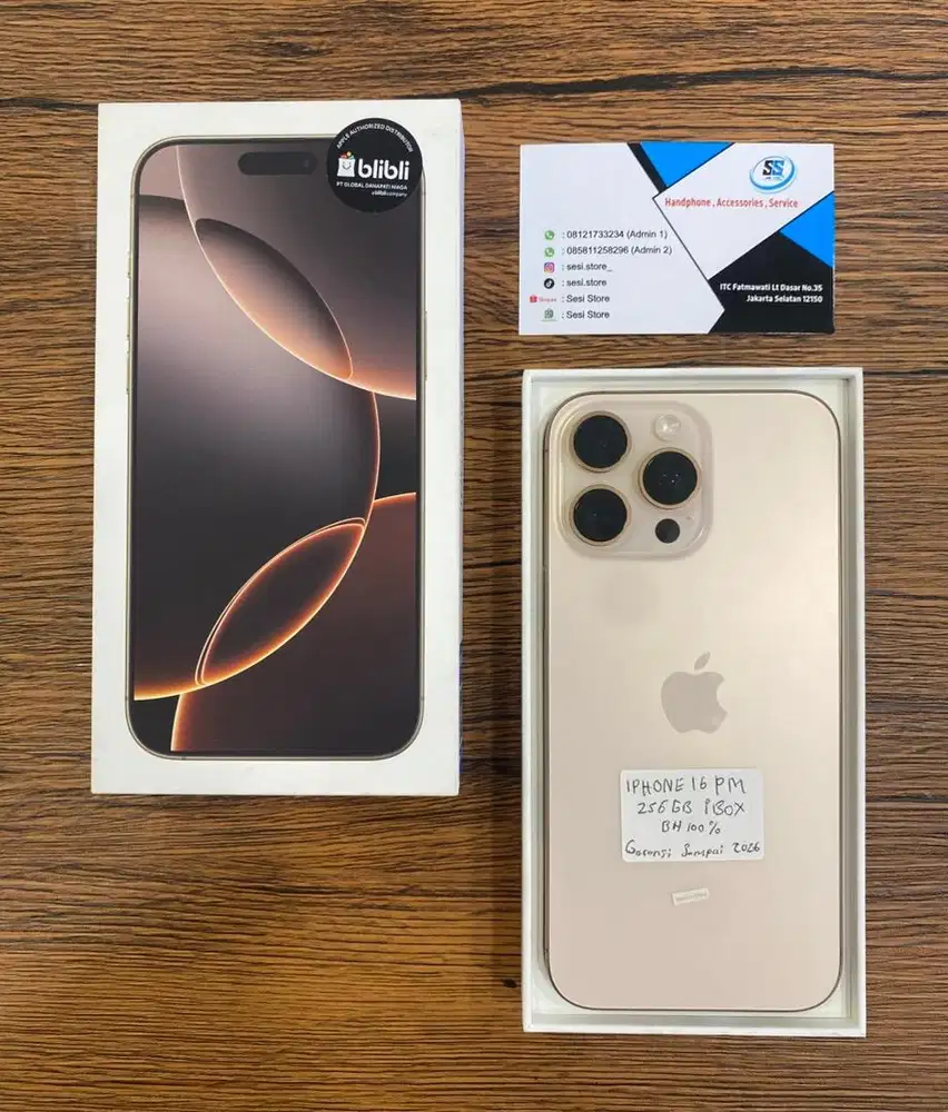 IPHONE 16 PRO MAX 256 EX IBOX MASIH GARANSI PANJANG